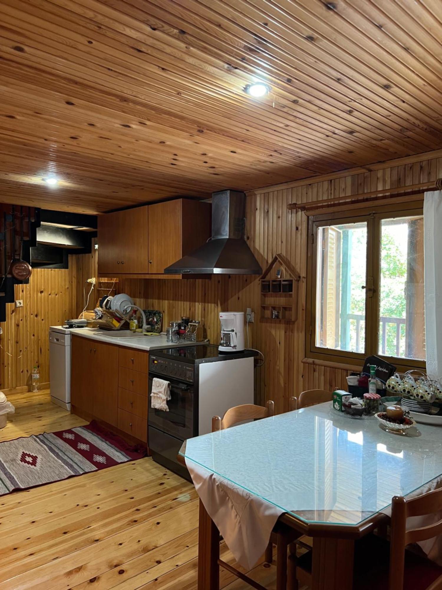 Traditional Wooden Apartment Koutsodímos Exterior foto
